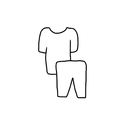 Getekend kledingstuk icoon